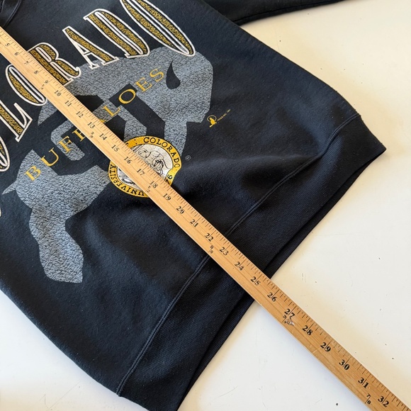 University of Colorado Buffs VTG 90s Pullover Crew Neck Sweatshirt Mens Medium - Picture 8 of 8